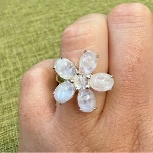 Sterling Silver Moonstone Ring